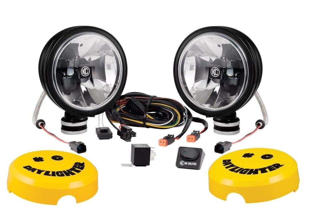 Kc Hilite Driving/ Fog Light, Gravity Daylighter ®, LED Bulb, Clear Cree LED Bulb, 6 Inch Round – 0653