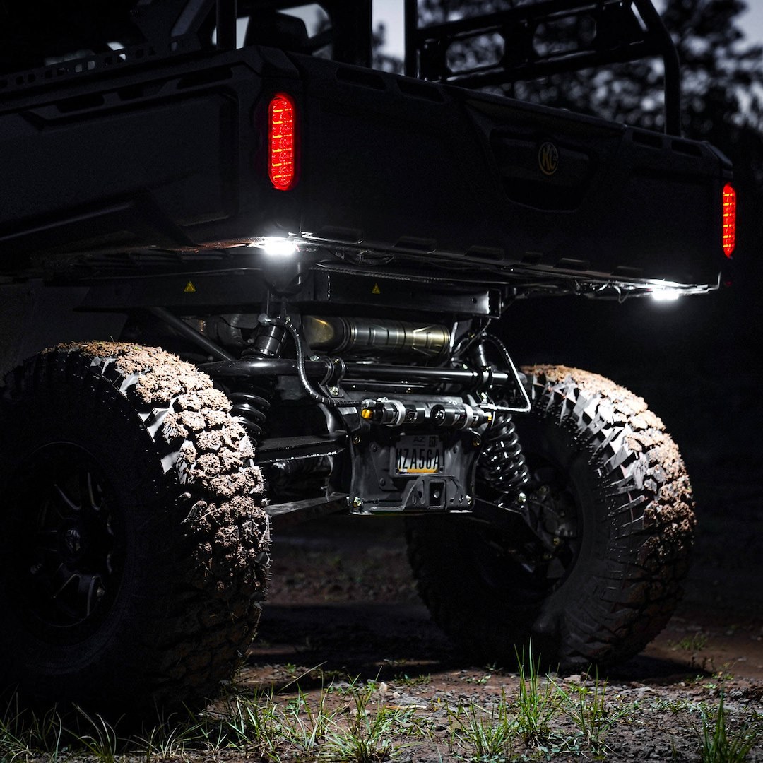 Kc Hilite Underbody Light Kit, Cyclone V2, Universal Body Mount, 2.2 Inch Round X 0.53 Inch Depth, Samsung SMD 3035 LED, White Bulbs – 1359