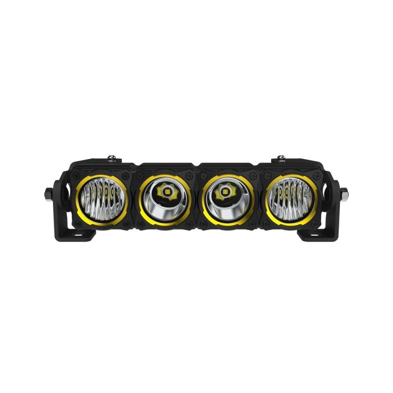 Kc Hilite Light Bar, Flex Era ™, LED Bulb, 10 Inch Length, 12 Watt Bulbs Amp Draw 1.0 Amp at 12 Volts, Combo Beam, 7912 Raw Lumens, Clear Lens – 291