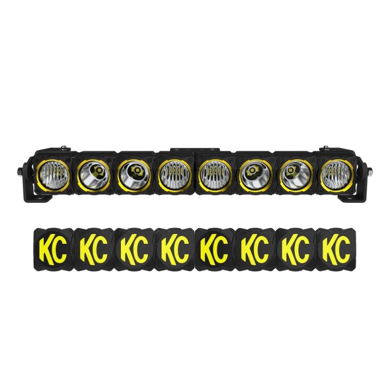 Kc Hilite Light Bar, Flex Era ™, LED Bulb, 20 Inch Length, 24 Watt Bulbs Amp Draw 2.0 Amp at 12 Volts, Combo Beam, 15824 Raw Lumens, Clear Lens – 292
