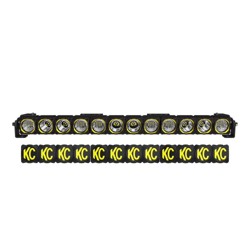 Kc Hilite Light Bar, Flex Era ™, LED Bulb, 30 Inch Length, 36 Watt Bulbs Amp Draw 3.0 Amp at 12 Volts, Combo Beam, 23736 Raw Lumens, Clear Lens – 293