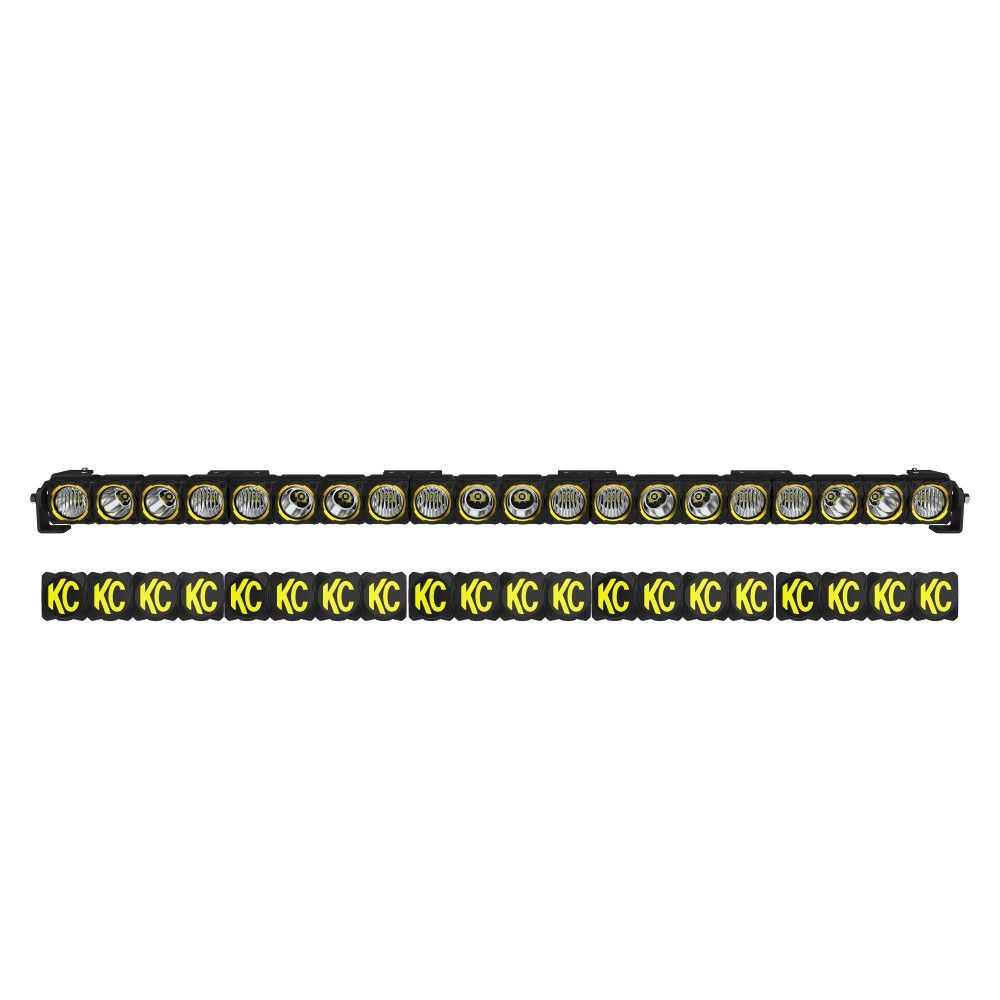 Kc Hilite Light Bar, Flex Era ™, LED Bulb, 50 Inch Length, 60 Watt Bulbs Amp Draw 5.0 Amp at 12 Volts, Combo Beam, 39560 Raw Lumens, Clear Lens – 295