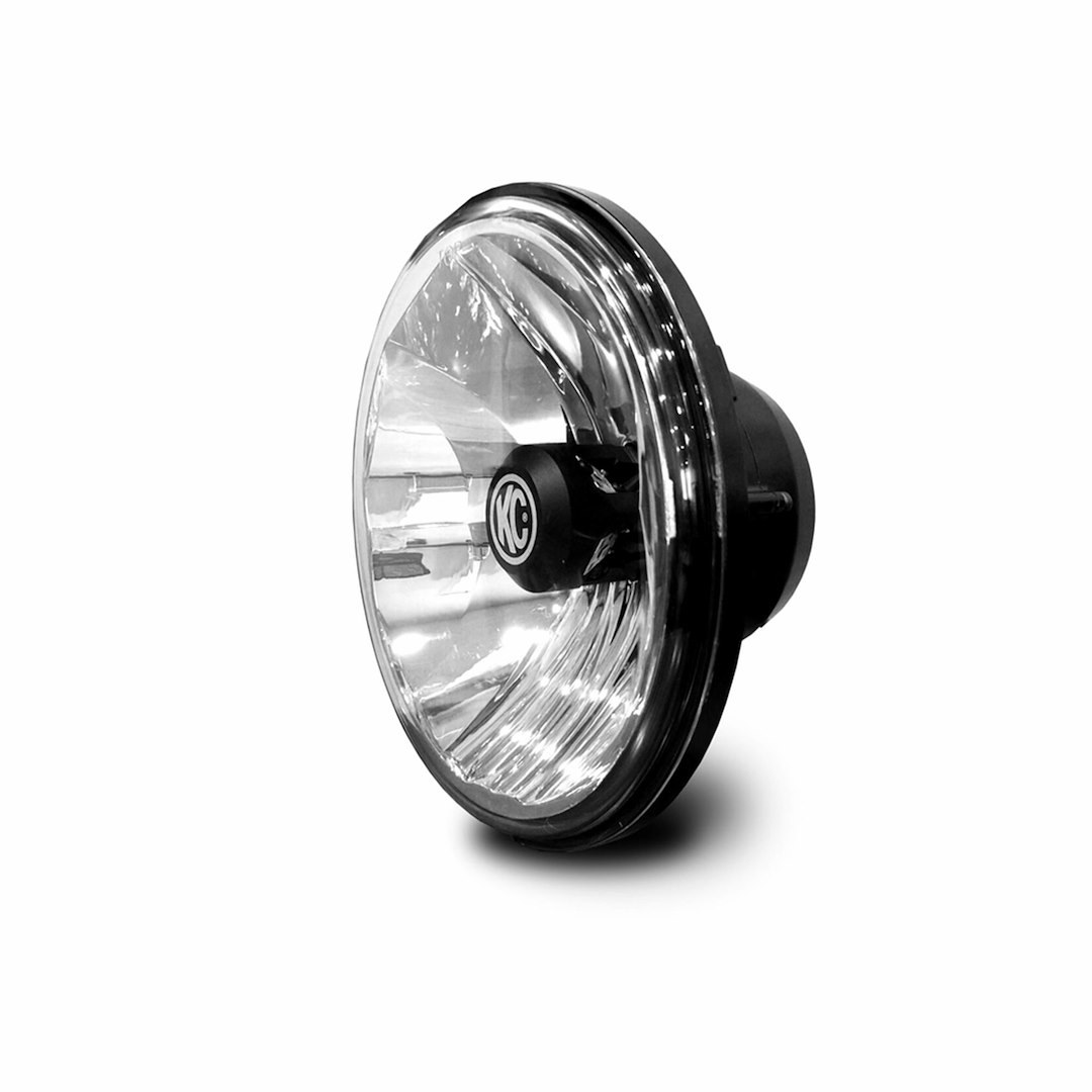 Kc Hilite Headlight Assembly, Gravity, LED Bulb, OE Beam, LED Clear Bulb, Clear Lens, Chrome Plated Housing, Set of 2, 7 Inch Round – 42351