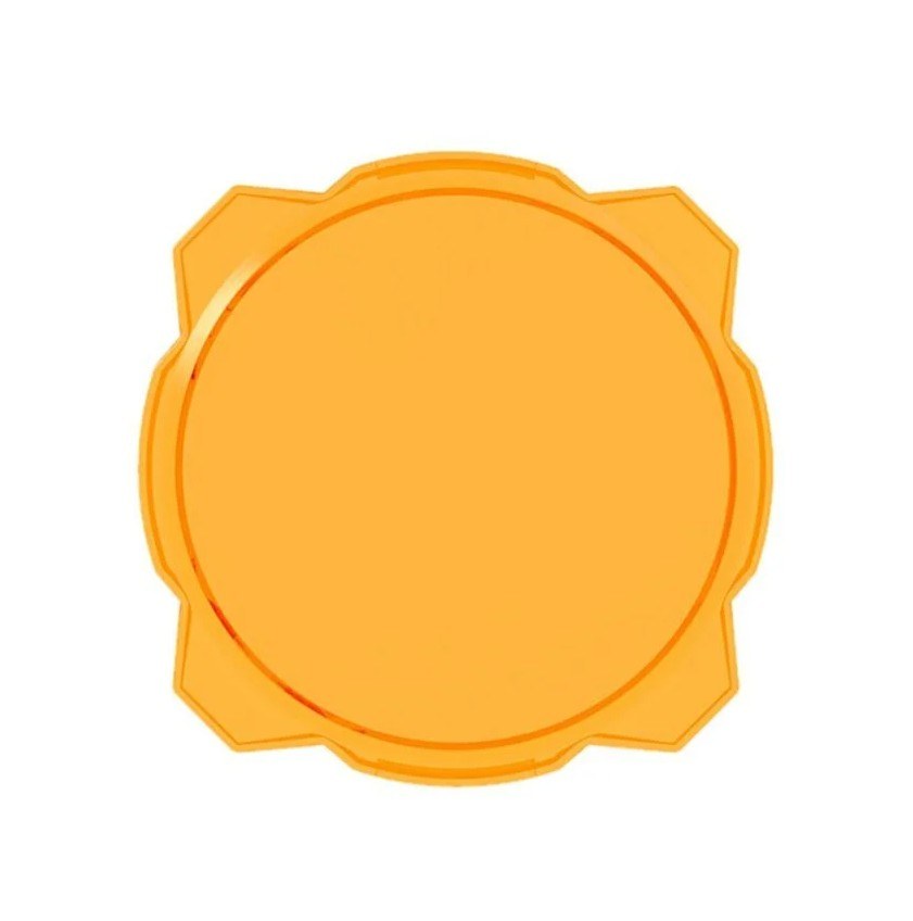 Kc Hilite Driving/ Fog Light Cover, Gravity®, 6 Inch Round, Amber, Acrylic, Without Logo, Single – 5112