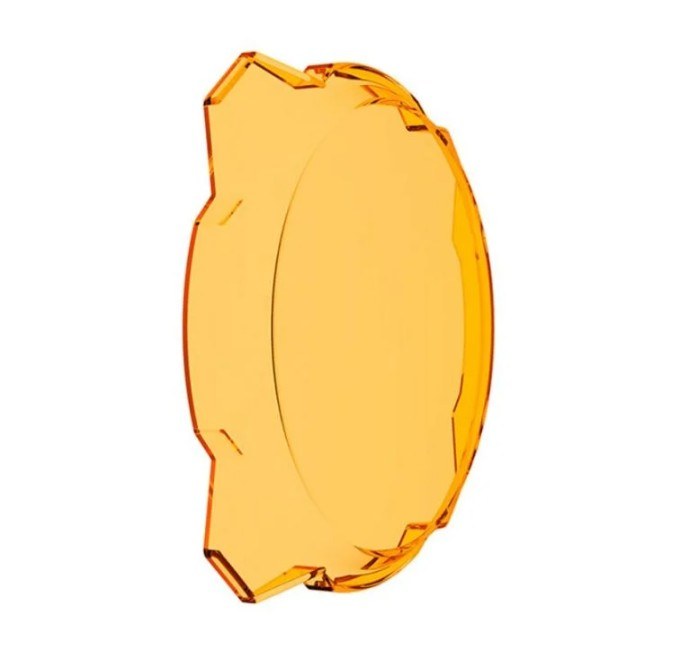 Kc Hilite Driving/ Fog Light Cover, Gravity®, 6 Inch Round, Amber, Acrylic, Without Logo, Single – 5112