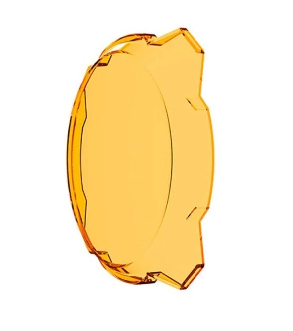 Kc Hilite Driving/ Fog Light Cover, Gravity®, 6 Inch Round, Amber, Acrylic, Without Logo, Single – 5112