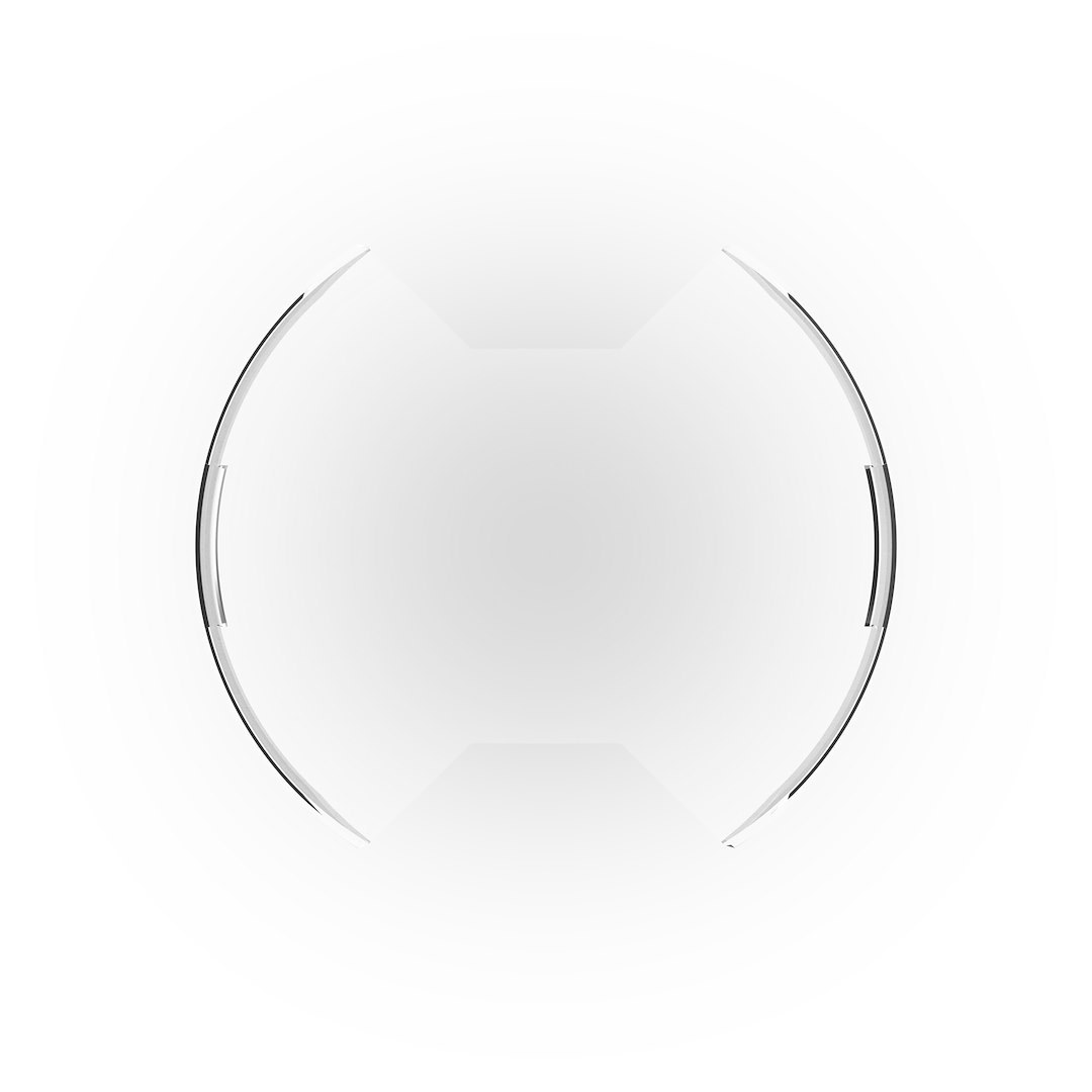 Kc Hilite Driving/ Fog Light Cover, Slimlite ®, 8 Inch Round, Clear, Polycarbonate, Without Logo, Single – 5207