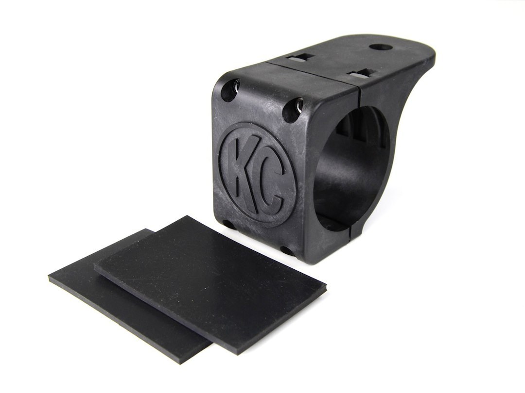 Kc Hilite Driving/ Fog Light Mounting Bracket, Clamp-On 2-3/4 to 3 Inch Tube, Mounts One Light, Black – 7309