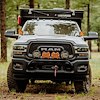 Kc Hilite Driving/ Fog Light Mounting Bar, Bumper Mount, Mounts Four 8 Inch Lights, Powder Coated, Black, Steel, Without Lights – 7348