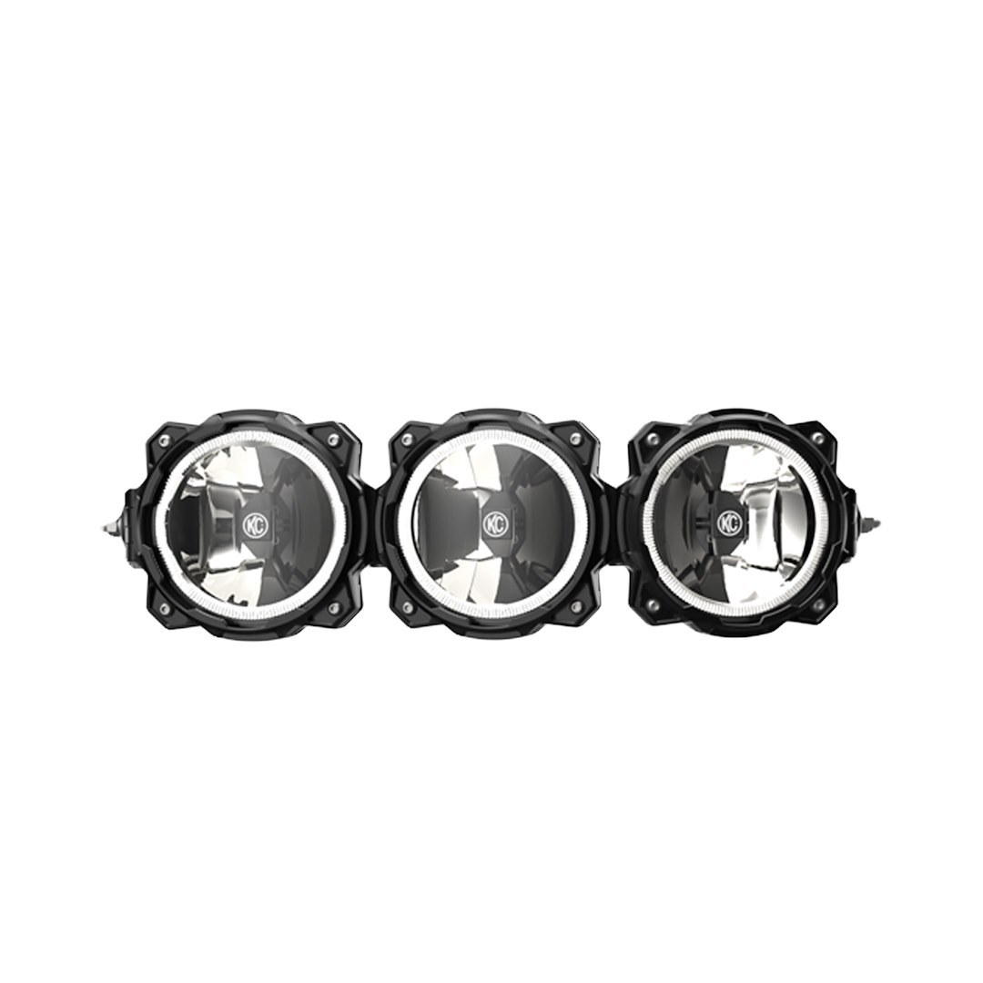 Kc Hilite Light Bar, Gravity ® PRO6, LED, 20 Inch Length, Clear Cree Xpl HD Bulb, 60 Watt/ 5 Amp Draw, Combo Beam, 6900 Raw Lumens, Clear Lens – 91318