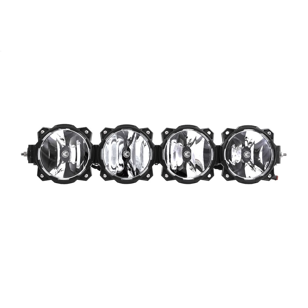 Kc Hilite Light Bar, Gravity ® PRO6, LED, 26 Inch Length, Clear Cree Xpl HD Bulb, 80 Watt, Combo Beam, 9200 Raw Lumens, Clear Lens – 91319