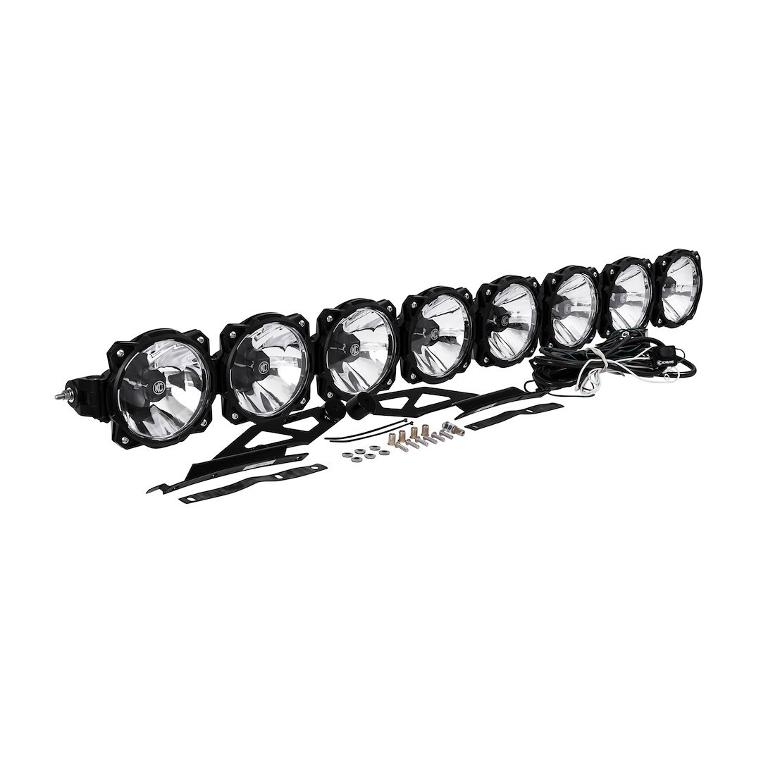 Kc Hilite Light Bar, Gravity ® PRO6, LED, 51.63 Inch Length, Clear Cree Xpl HD Bulb, 21.36 Watt Amp Draw 1.78 Amp Per Light, Combo Beam – 91331