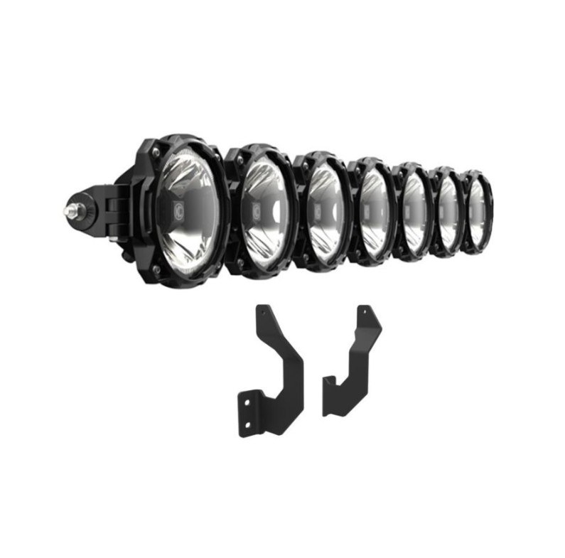 Kc Hilite Light Bar, Gravity ® PRO6, LED Bulb, 45 Inch Length, 149.52 Watt Bulbs Amp Draw 12.46 Amp at 12 Volts, Spot/ Wide-40 Combo Beam – 91346