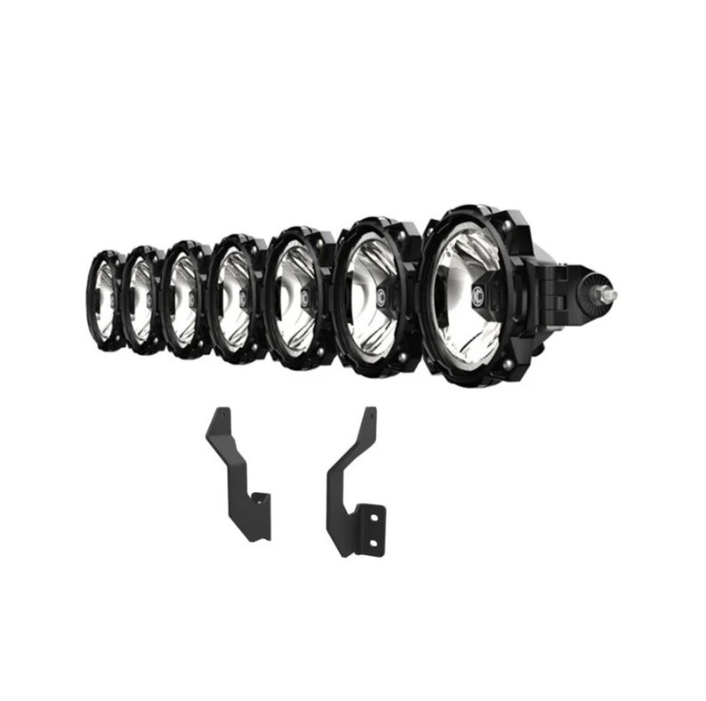 Kc Hilite Light Bar, Gravity ® PRO6, LED Bulb, 45 Inch Length, 149.52 Watt Bulbs Amp Draw 12.46 Amp at 12 Volts, Spot/ Wide-40 Combo Beam – 91346