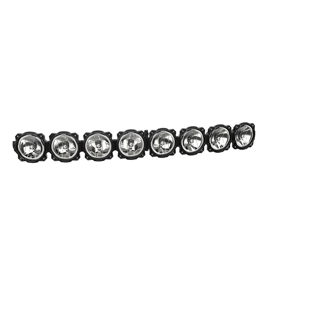 Kc Hilite Light Bar, Gravity ® PRO6, LED, 50 Inch Length, 8 Clear Bulb, 160 Watt/ 13.04 Amp Draw, Combo Driving and Wide-40 Beam – 91398