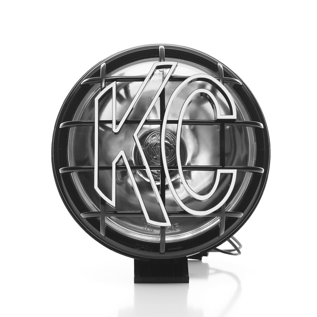 Kc Hilite Driving/ Fog Light, Apollo Pro, Halogen Bulb, Clear Halogen Bulbs, 6 Inch Round, 100 Watt Per Light, Spot Beam, 2452 Raw Lumens – 9150