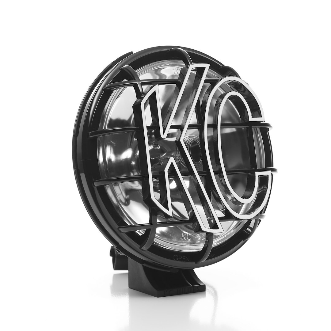 Kc Hilite Driving/ Fog Light, Apollo Pro, Halogen Bulb, Clear Halogen Bulbs, 6 Inch Round, 100 Watt Per Light, Spot Beam, 2452 Raw Lumens – 9150
