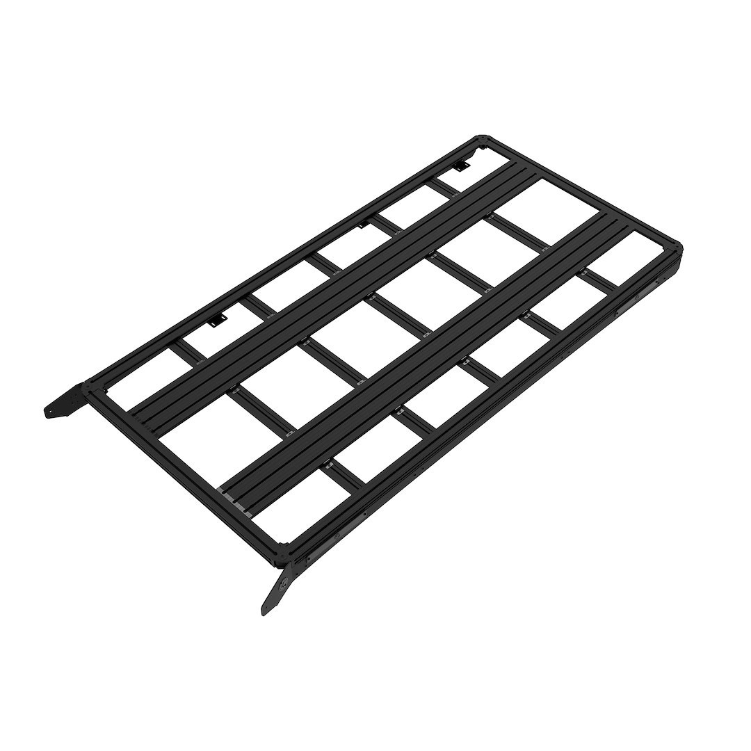 Kc Hilite Roof Rack Platform, Platform One™, Fits to Factory Roof Mounting Points, 95 Inch Length X 48 Inch Width, Aluminum – 92301