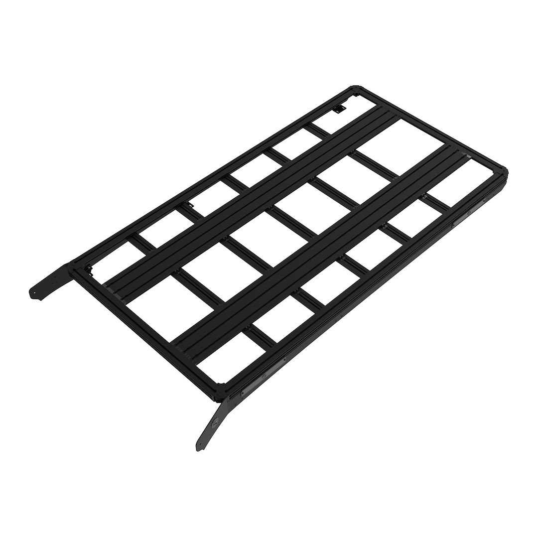 Kc Hilite Roof Rack Platform, Platform One™, Fits to Factory Roof Mounting Points, 88 Inch Length X 48 Inch Width, Aluminum – 92305