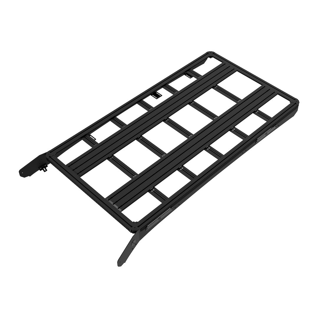 Kc Hilite Roof Rack Platform, Platform One™, Fits to Factory Roof Mounting Points, 88 Inch Length X 48 Inch Width, Aluminum, Powder Coated – 92308