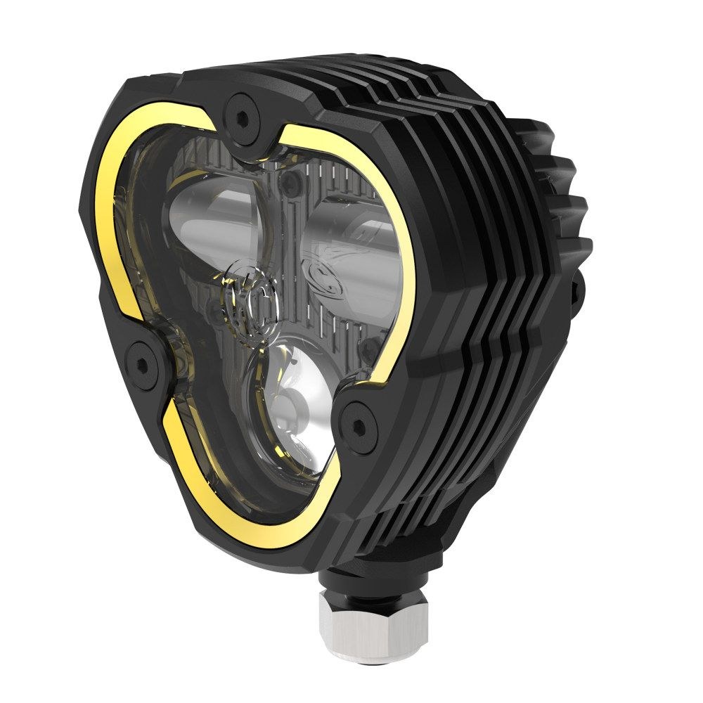 Kc Hilite Driving/ Fog Light, Flex Era ™, 3 Dual Mode LED Bulb, 3-1/2 Inch Height X 3.6 Inch Width Triangular Design – 97147