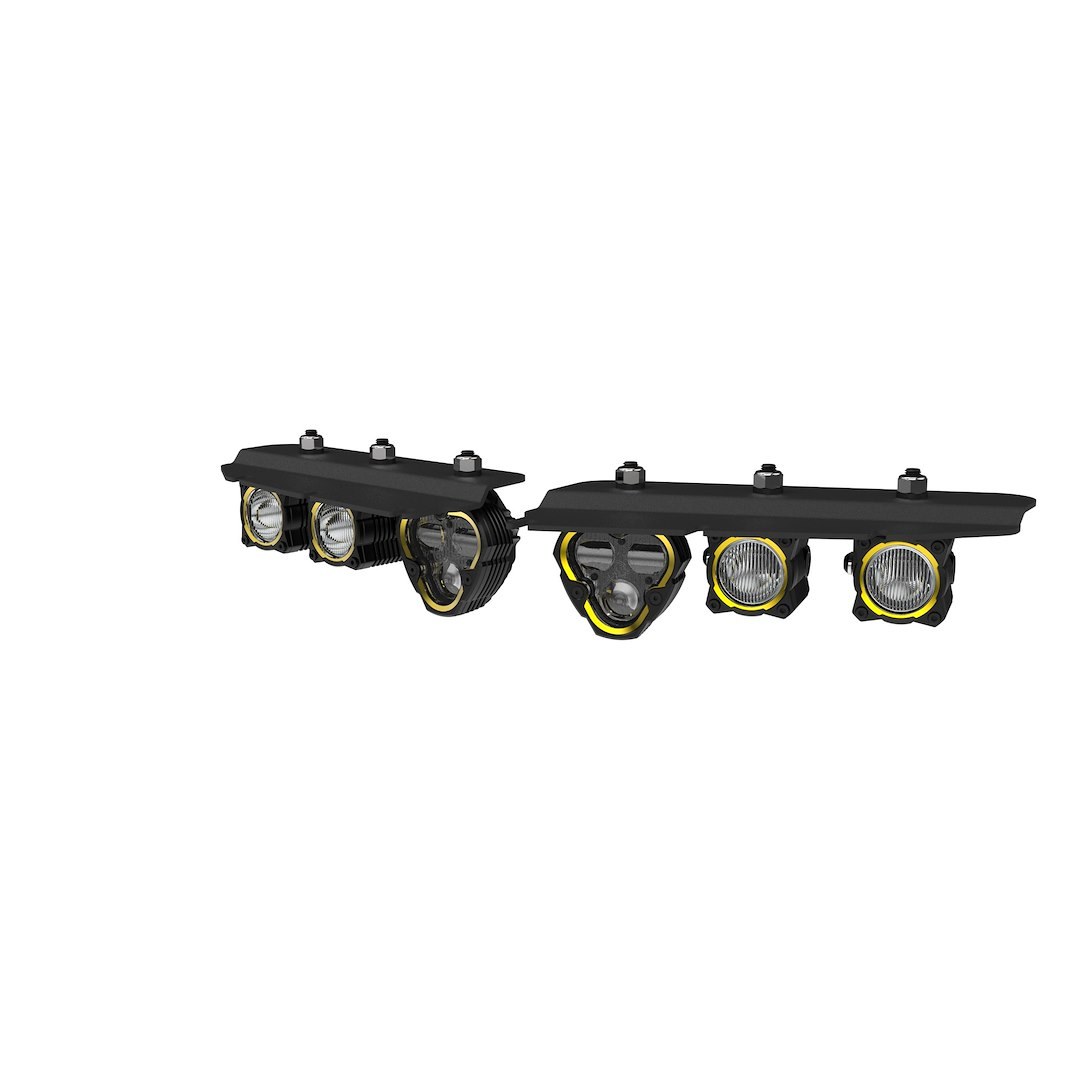 Kc Hilite Driving/ Fog Light, Flex Era ™, 3 Dual Mode LED Bulb, 90 Watt Amp Draw 7.6 Amp, Combo Beam, 7364 Raw Lumens Per Light, Clear Lens – 97168
