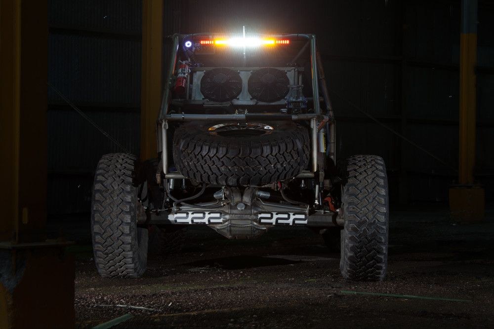 Kc Hilite Light Bar, LED, 28 Inch Length, Red/ Amber/ Clear Cree 4 Watt LED, 5 Max Amp Draw, Flood Beam, 4500 Raw Lumens, Clear Lens – 9801