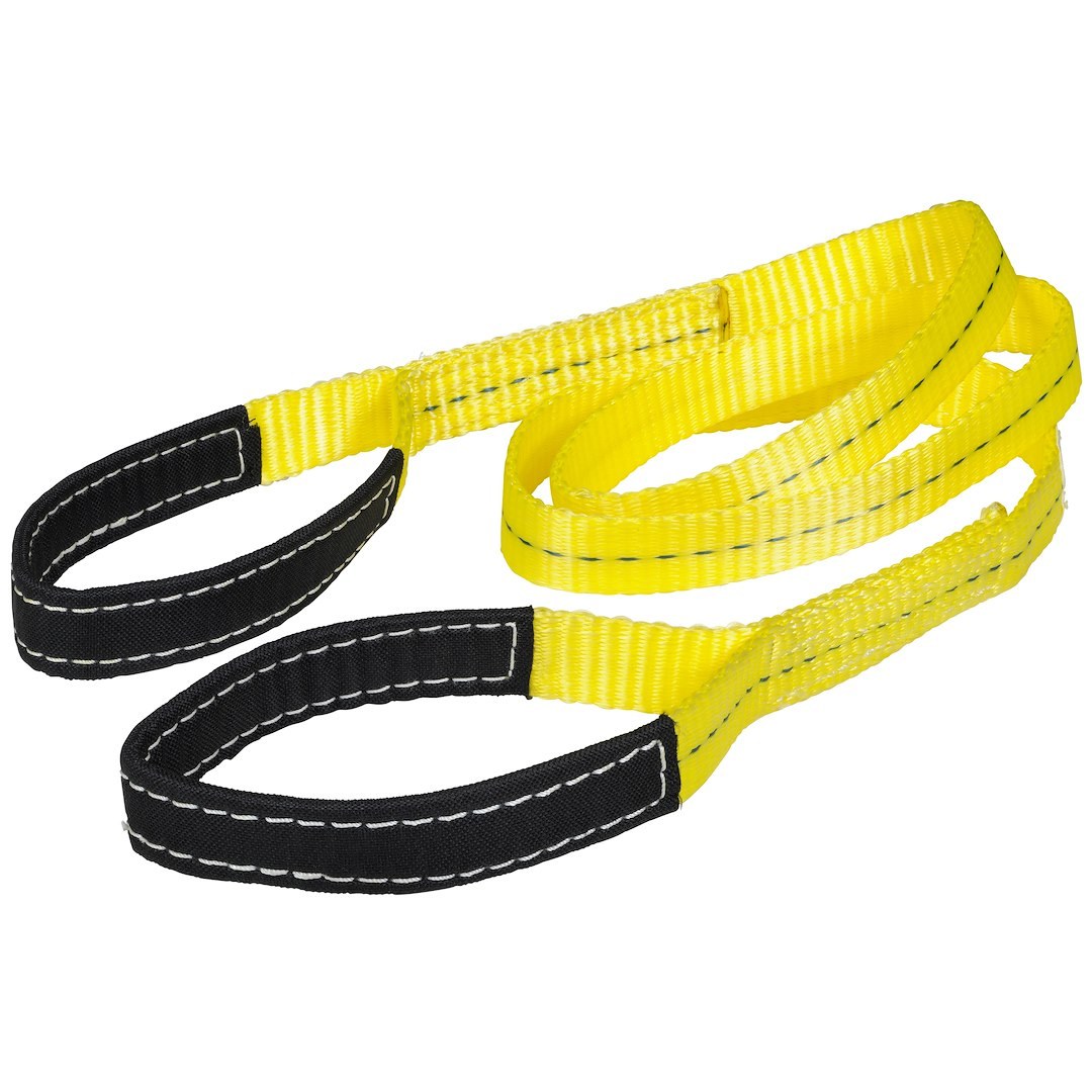 Hampton Prod Tow Strap, 6 Foot Length X 1 Inch Width, 1600 Pounds Vertical/ 1280 Pounds Choker/ 3200 Pounds Basket Rated Capacity, 1 Ply – 02604