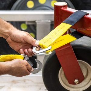 Hampton Prod Axle Strap, 24 Inch Length X 2 Inch Width, 3333 Pound Load Capacity, 10000 Pound Break Strength, Yellow – 04226