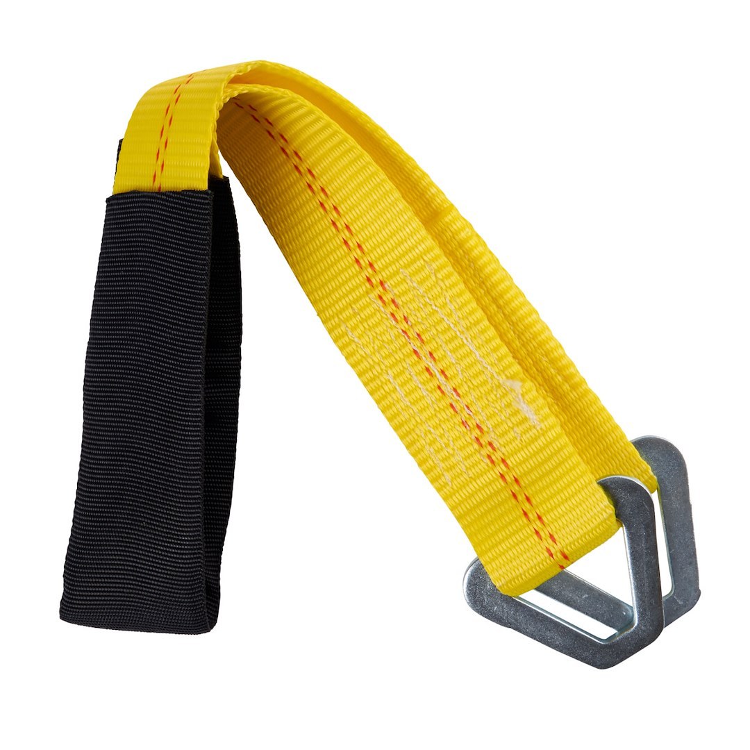 Hampton Prod Axle Strap, 36 Inch Length X 2 Inch Width, 3333 Pound Load Capacity, 10000 Pound Break Strength, Yellow – 04228