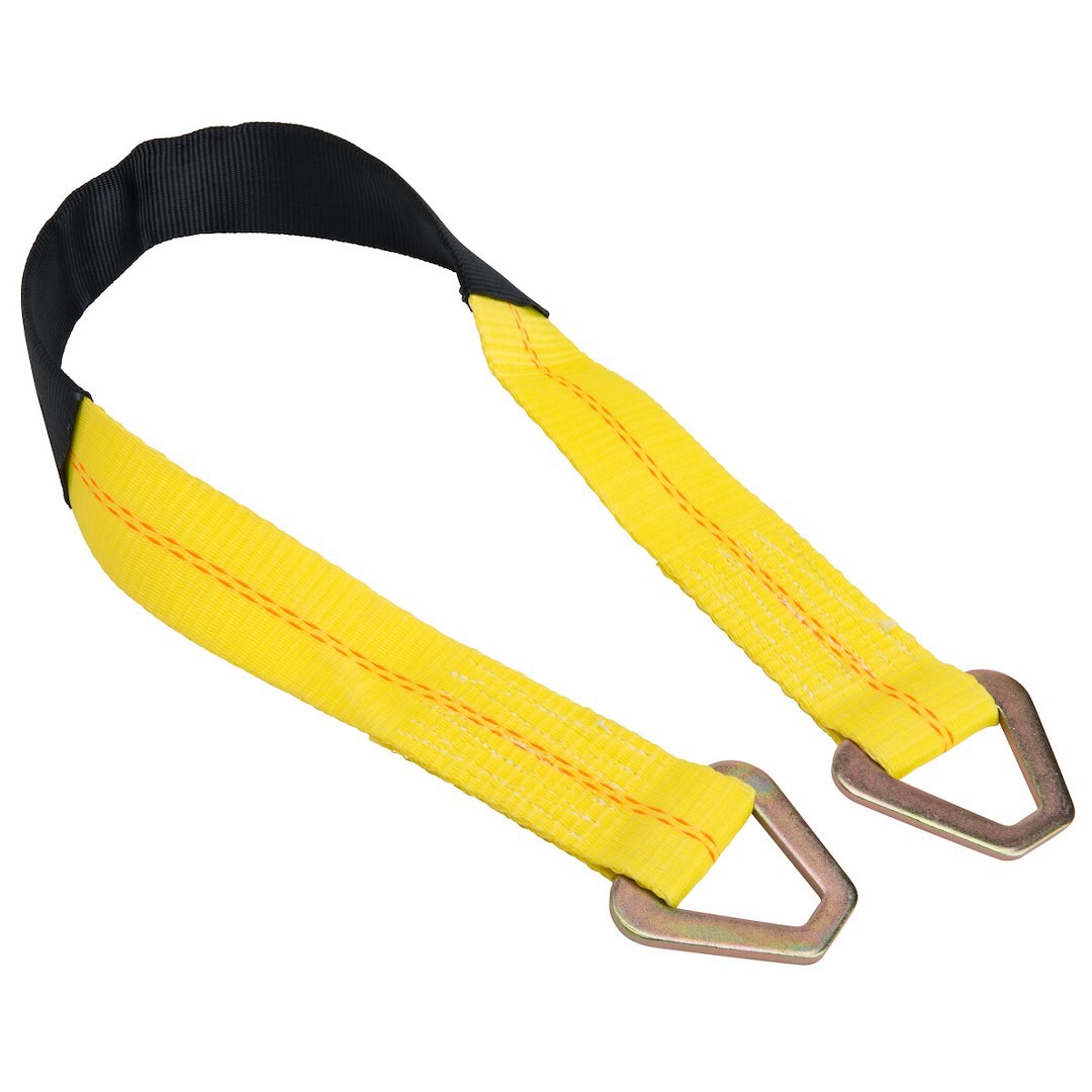 Hampton Prod Axle Strap, 36 Inch Length X 2 Inch Width, 3333 Pound Load Capacity, 10000 Pound Break Strength, Yellow – 04228