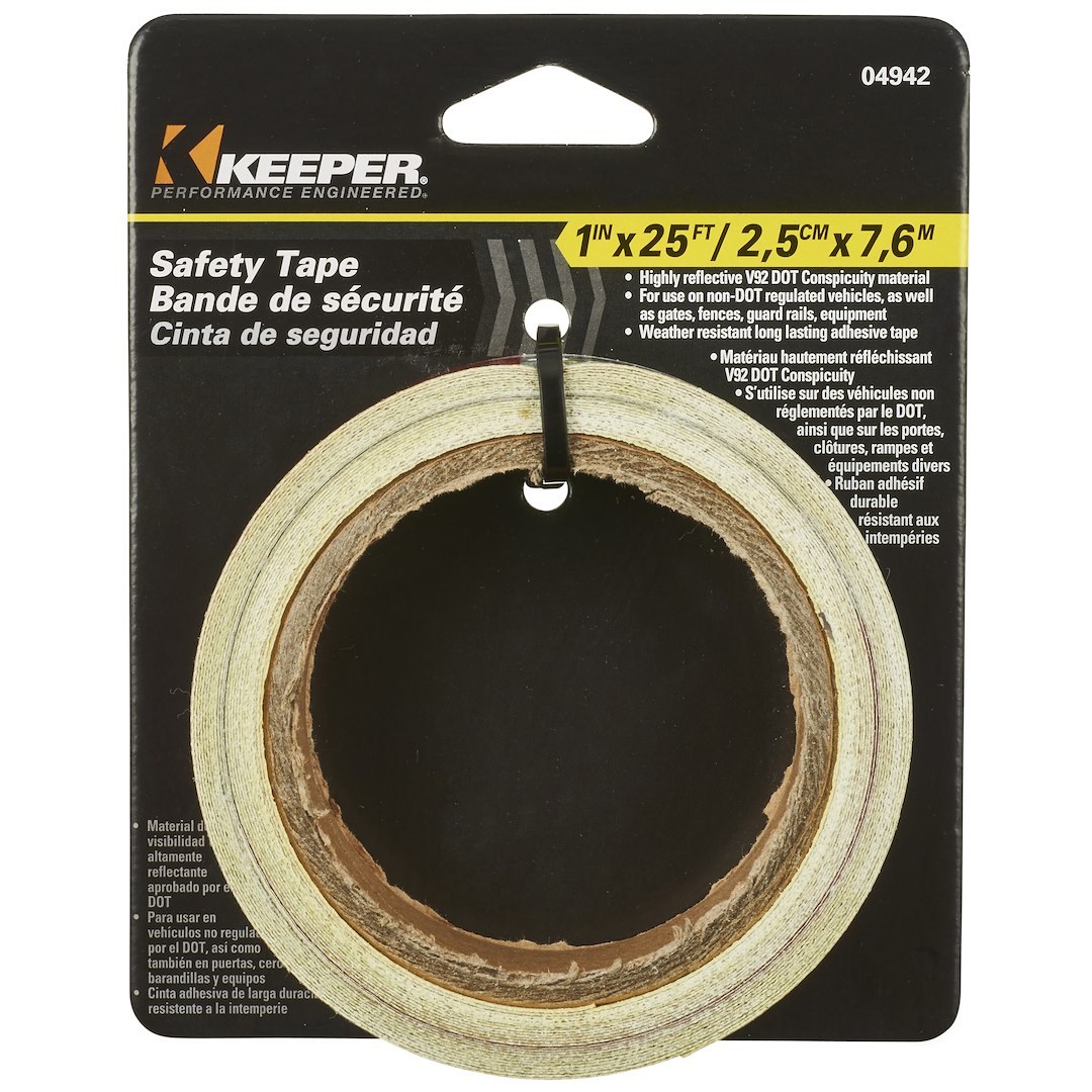 Hampton Prod Reflective Tape, Light Reflective, Used for Non-DOT Regulated Vehicles/ Gates/ Fences/ Guard Rails/ Equipment – 04942