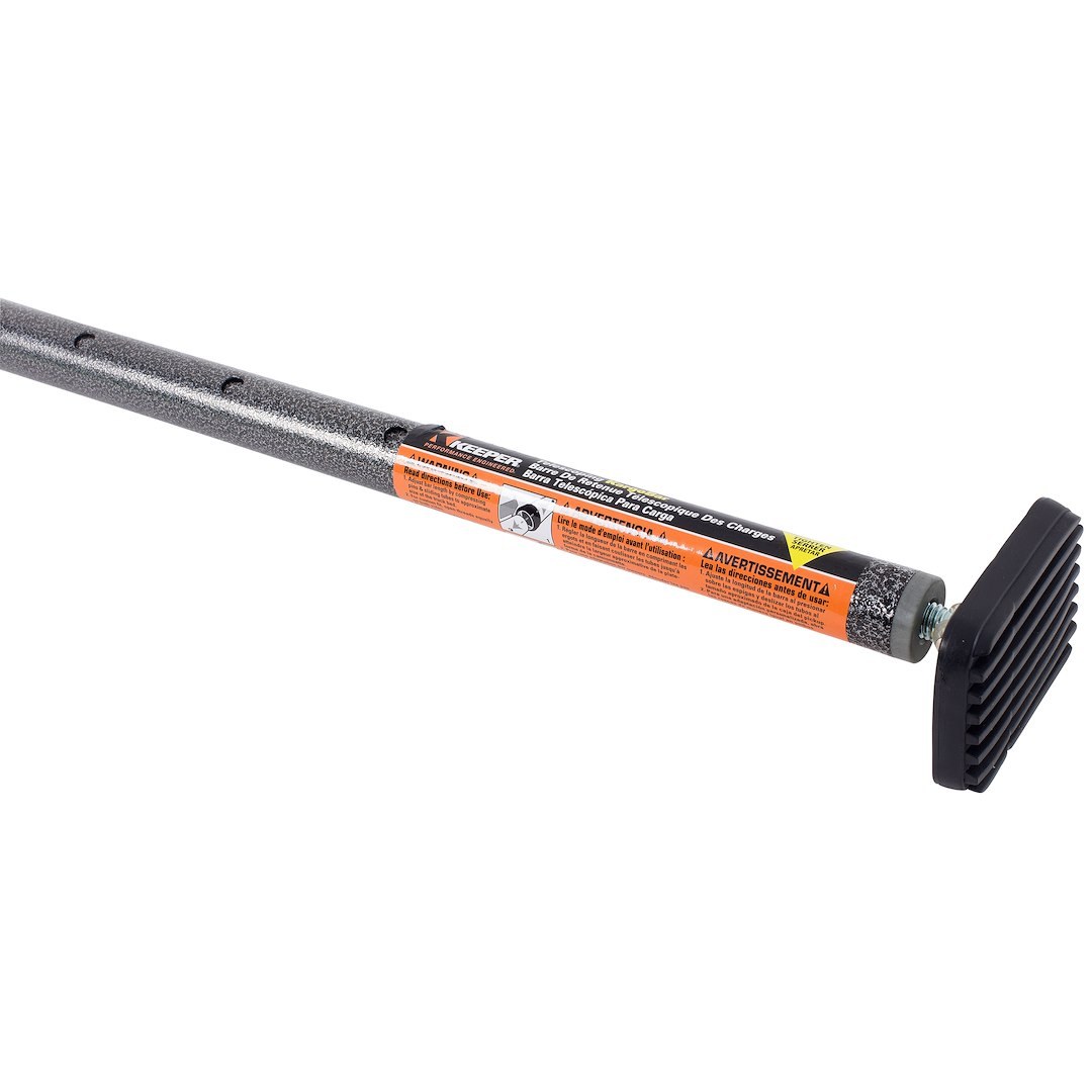 Hampton Prod Cargo Bar, Telescoping Lock, Adjusts 45 Inch to 70 Inch Length, Without Net – 05056