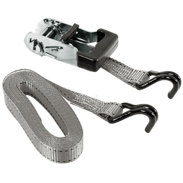 Hampton Prod Tie Down Strap, 1 Inch Width X 12 Foot Length, 1000 Pounds Capacity, 3000 Pounds Break Strength, Open Molded Ratchet – 05510