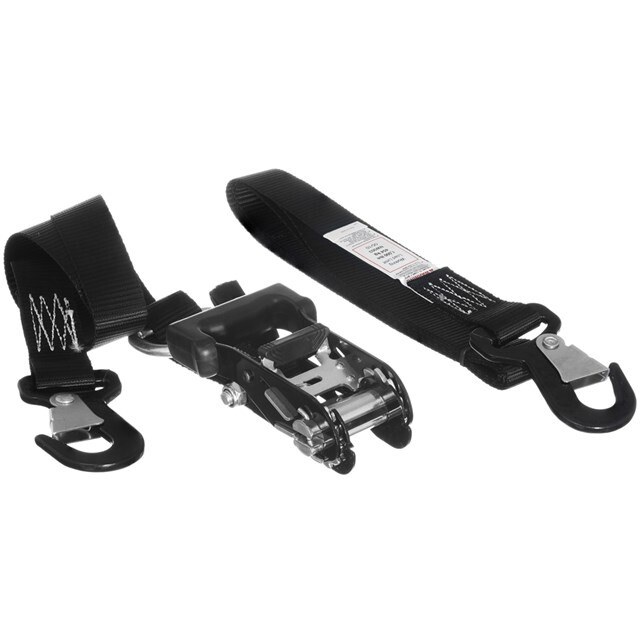 Hampton Prod Tie Down Strap, ATV Tie Down, 8 Feet Length X 1-1/4 Inch Width, 1000 Pound Load Capacity, 3000 Pound Break Strength, With Ratchet – 05741