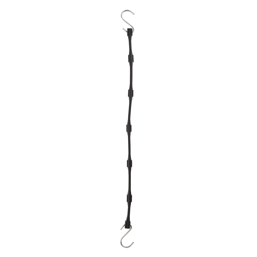 Hampton Prod Bungee Cord, Versastrap ®, Epdm (ethylene Propylene Diene Monomer) Rubber, One 24 Inch Length, Adjustable, Zinc Plated Hooks – 06261