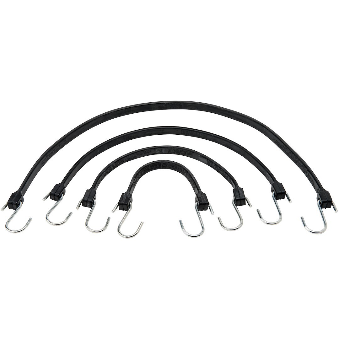 Hampton Prod Bungee Cord, Epdm (ethylene Propylene Diene Monomer) Rubber, Four 14 Inch/ Two 19 Inch/ Two 24 Inch/ Two 35 Inch Length – 06360