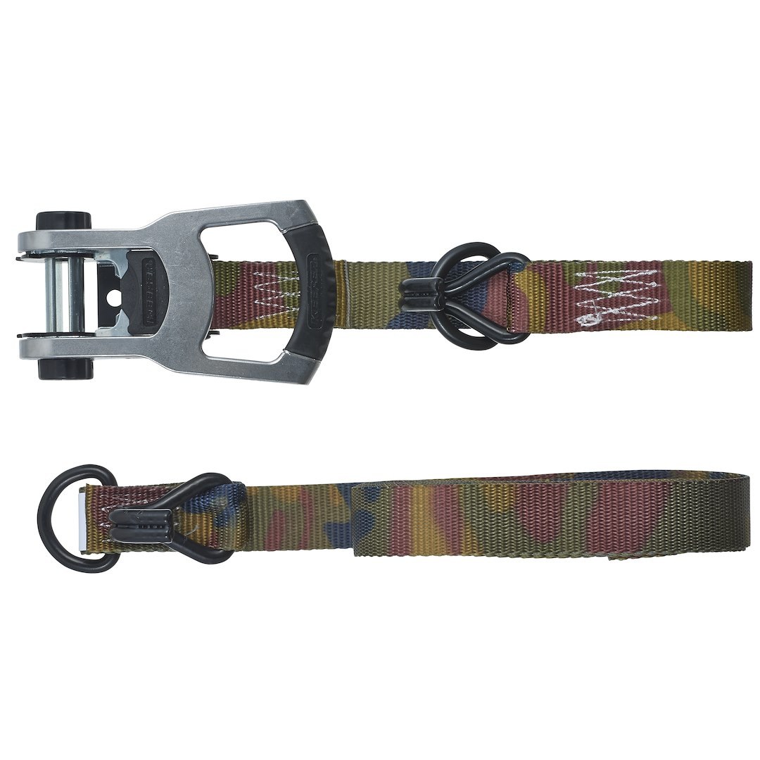 Hampton Prod Tie Down Strap, 16 Foot Length X 1-1/4 Inch Width, 1000 Pounds Load Capacity, 3000 Pounds Break Strength, With Ratchet – 47352