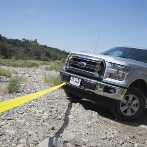 Hampton Prod Recovery Strap, 30 Feet Length X 3 Inch Width, Rated to 15000 Pound Load Capacity/ 30000 Pound Break Strength, Yellow – 89933