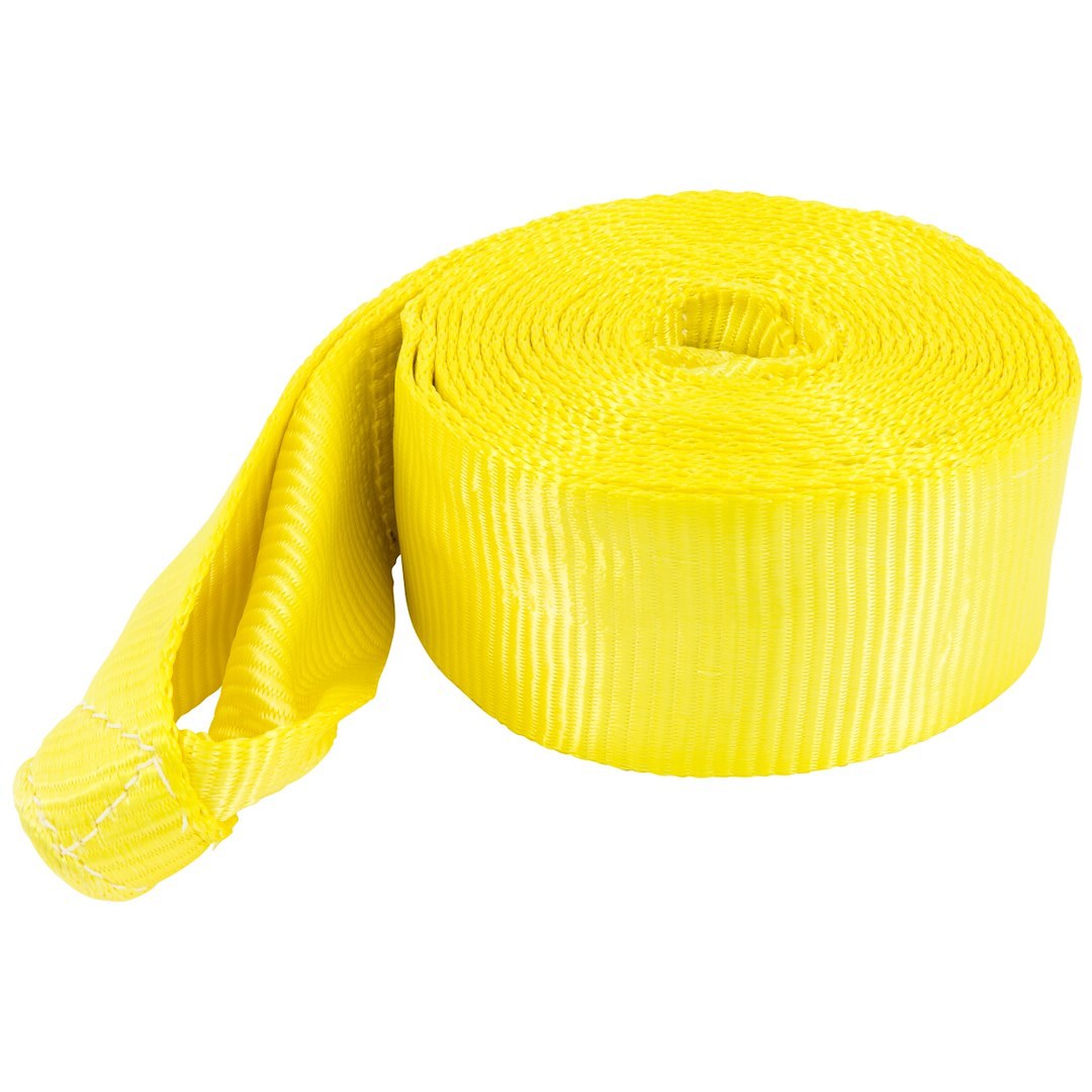 Hampton Prod Recovery Strap, 30 Feet Length X 4 Inch Width, Rated to 20000 Pound Load Capacity/ 40000 Pound Break Strength, Yellow – 89943