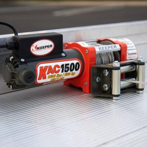Hampton Prod Winch, 110/120 Volt AC Electric, 1500 Pounds Line Pull Capacity, Handheld Remote – KAC15042