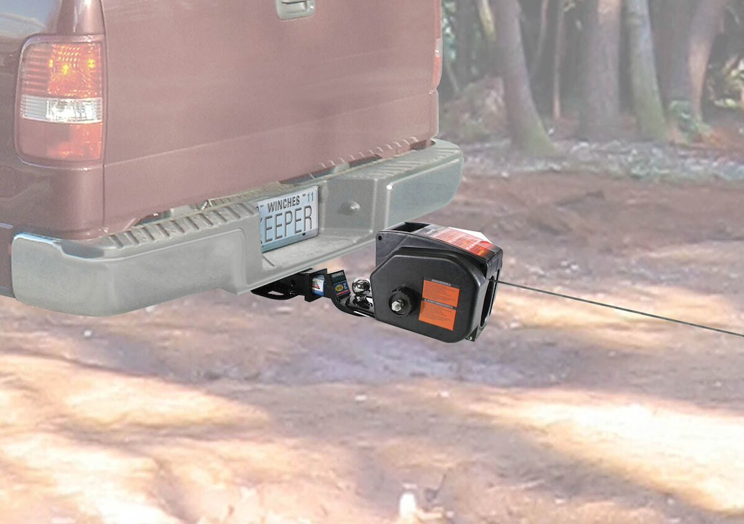 Hampton Prod Winch, Tracker Series, Portable, Trailer Winch, 12 Volt Electric, 2000 Pound Pull Capacity – KTSL2000RM