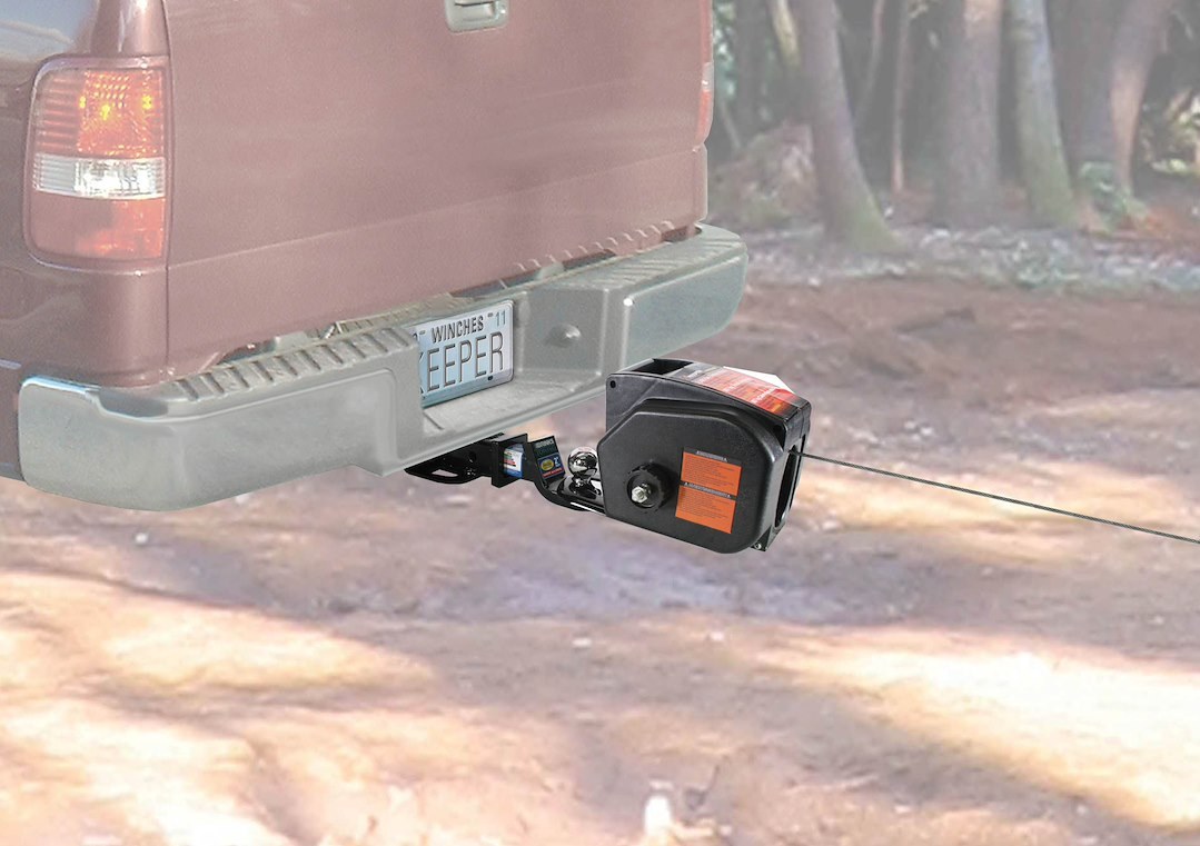 Hampton Prod Winch, Tracker Series, Portable, Trailer Winch, 12 Volt Electric, 2000 Pound Pull Capacity – KTSL2000RM
