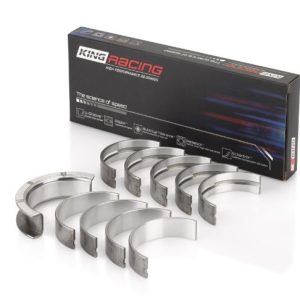 King Bearing Crankshaft Main Bearing, Alecular ™, For Use with Ford 260/ 289/ 302 Cubic Inch Windsor Engines, 0.001 Inch Undersize – MB 529HP 001