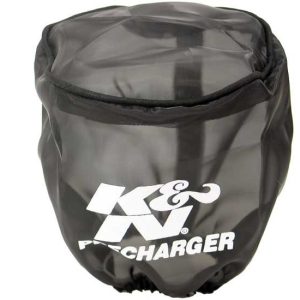 K&N Filters Air Filter Wrap, Precharger ®, Round, 4 Inch Diameter X 4 Inch Height, Closed Top, Black, Polyester – 22-8011PK