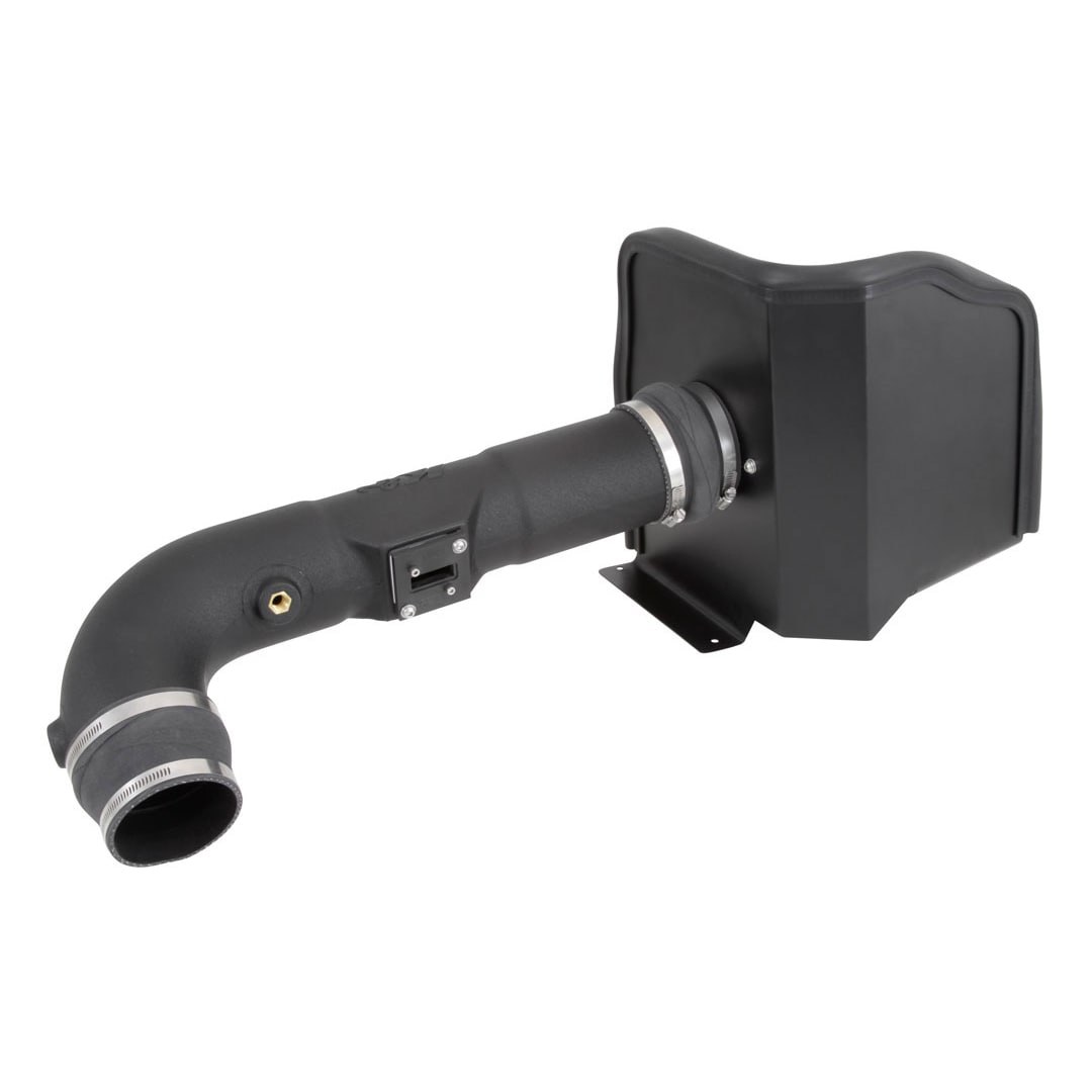 K&N Filters Cold Air Intake, Black Polyethylene Tube, Black Filter, With Heat Shield – 30-3082