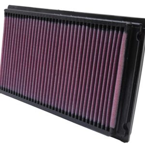 K&N Filters Air Filter, Filtercharger ®, Washable, Red, Cotton Gauze, Panel, 11 Inch Length X 6-9/16 Inch Width X 1-1/8 Inch Height – 33-2031-2