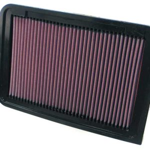 K&N Filters Air Filter, Filtercharger ®, Washable, Red, Cotton Gauze, Panel, 11-3/4 Inch Length X 7-13/16 Inch Width X 1 Inch Height – 33-2370