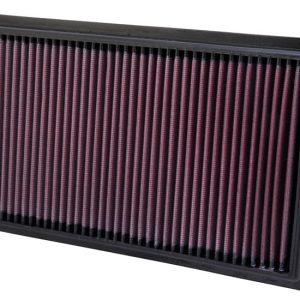 K&N Filters Air Filter, Filtercharger ®, Washable, Red, Cotton Gauze, Panel, 12 Inch Length X 6-3/4 Inch Width X 0.938 Inch Height – 33-2395