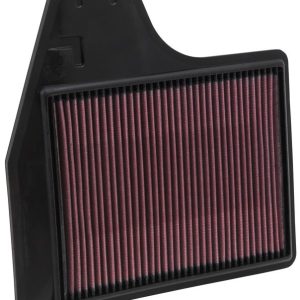 K&N Filters Air Filter, Filtercharger ®, Washable, Red, Cotton Gauze, Panel, 11.438 Inch Length X 11-3/8 Inch Width X 1 Inch Height – 33-2478
